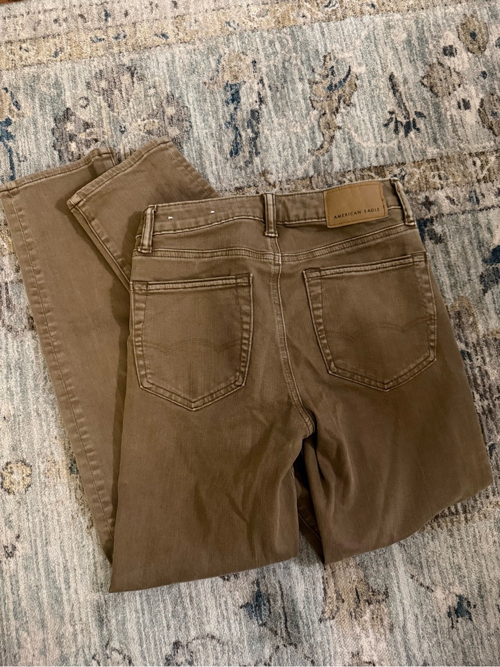 American Eagle Outfitters Women’s Slim Straight Jeans in Brown
